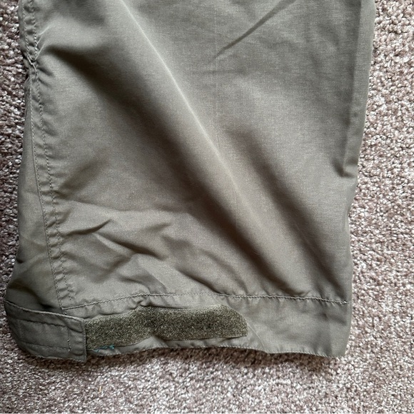 Y2K Olive Green Utility Bootcut Pants Juniors Size 11 Outdoor Streetwear Field - Picture 12 of 14